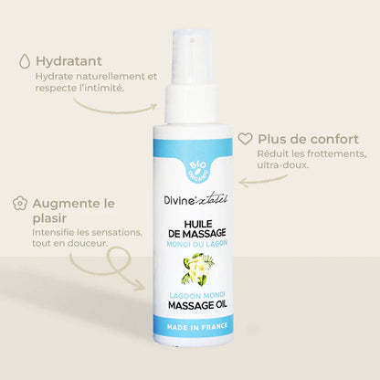 Indulgent organic Monoï massage oil