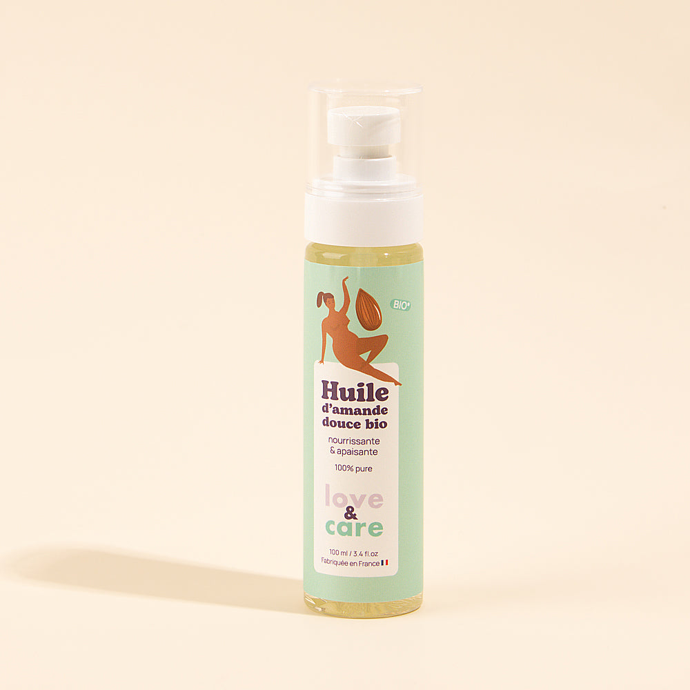 Massageolie zoete amandel Bio Love&Care