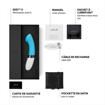 Vibro Gigi 2 de Lelo - Bleu