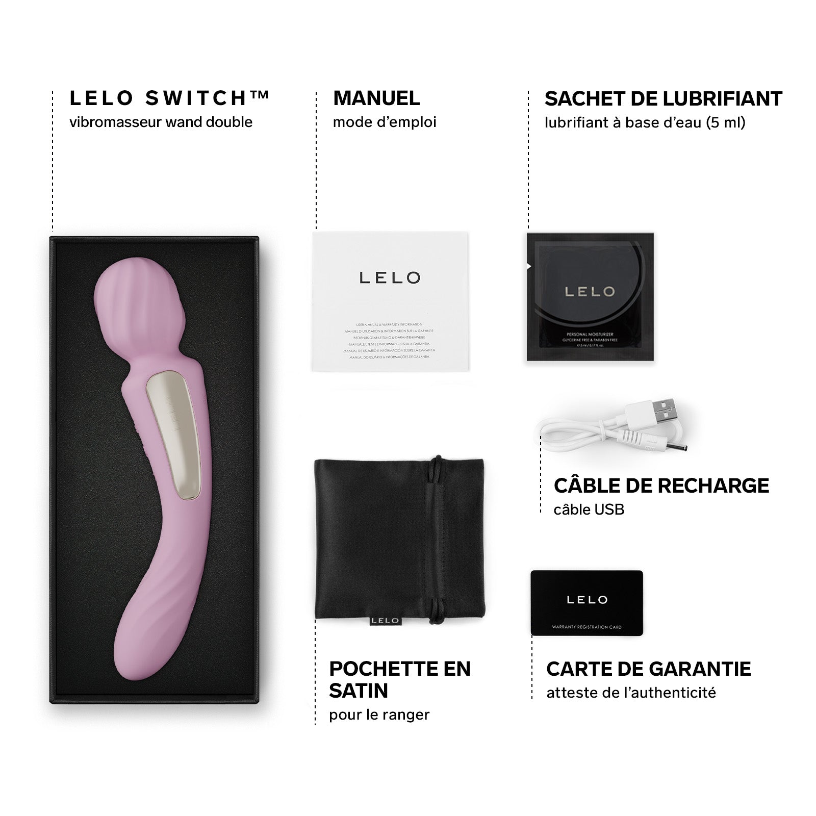 Wand Switch 2-in-1 by Lelo  - Pink