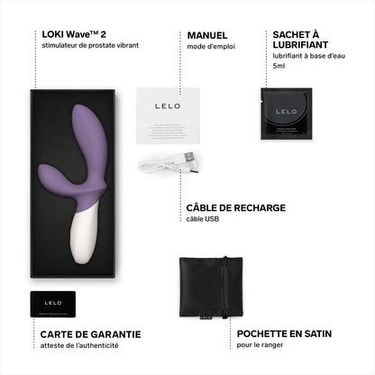 Masseur prostatique Loki Wave 2 de Lelo - Violet