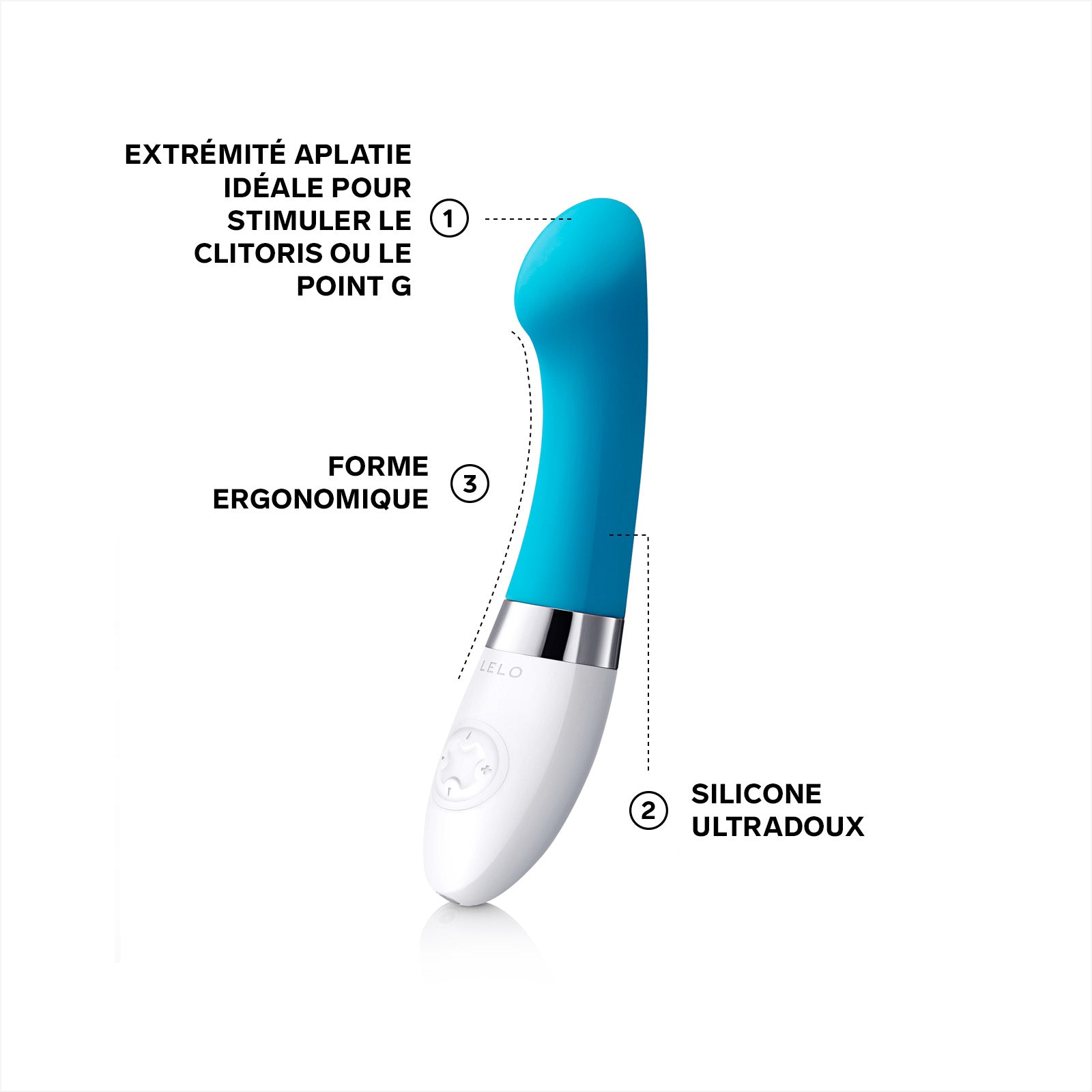 Vibro Gigi 2 de Lelo - Bleu