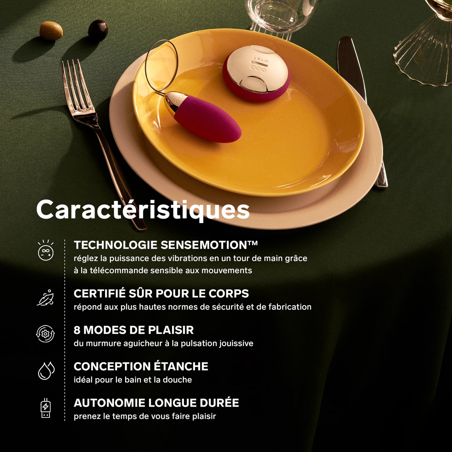 L'oeuf vibreur Lyla 2 de Lelo - Noir