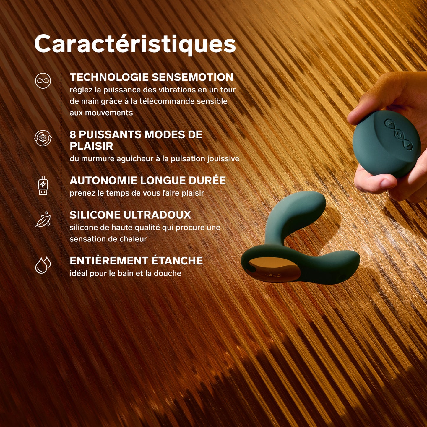 Hugo 2 Remote de Lelo - Vert