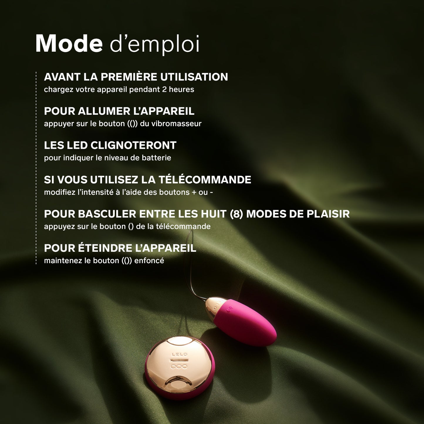 L'oeuf vibreur Lyla 2 de Lelo - Rose