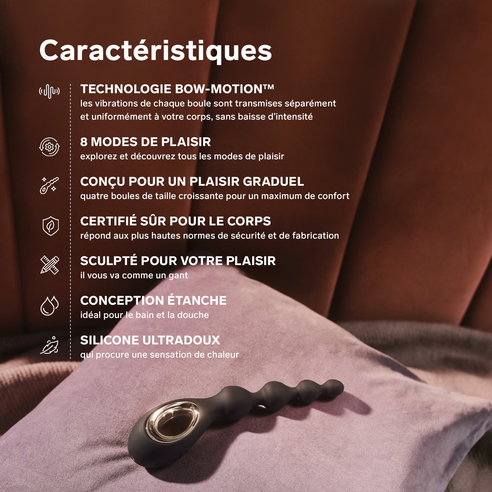 Soraya Beads of Lelo - Black