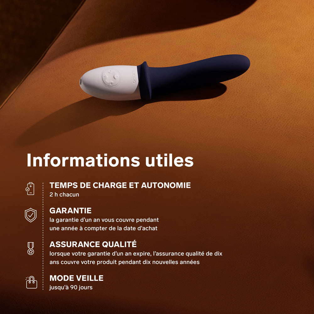 Stimulateur prostatique Billy 2 de Lelo - Noir