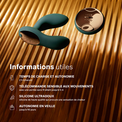 Hugo 2 Remote de Lelo - Noir