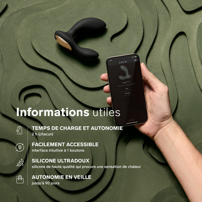 Hugo 2 connecté de Lelo - Noir