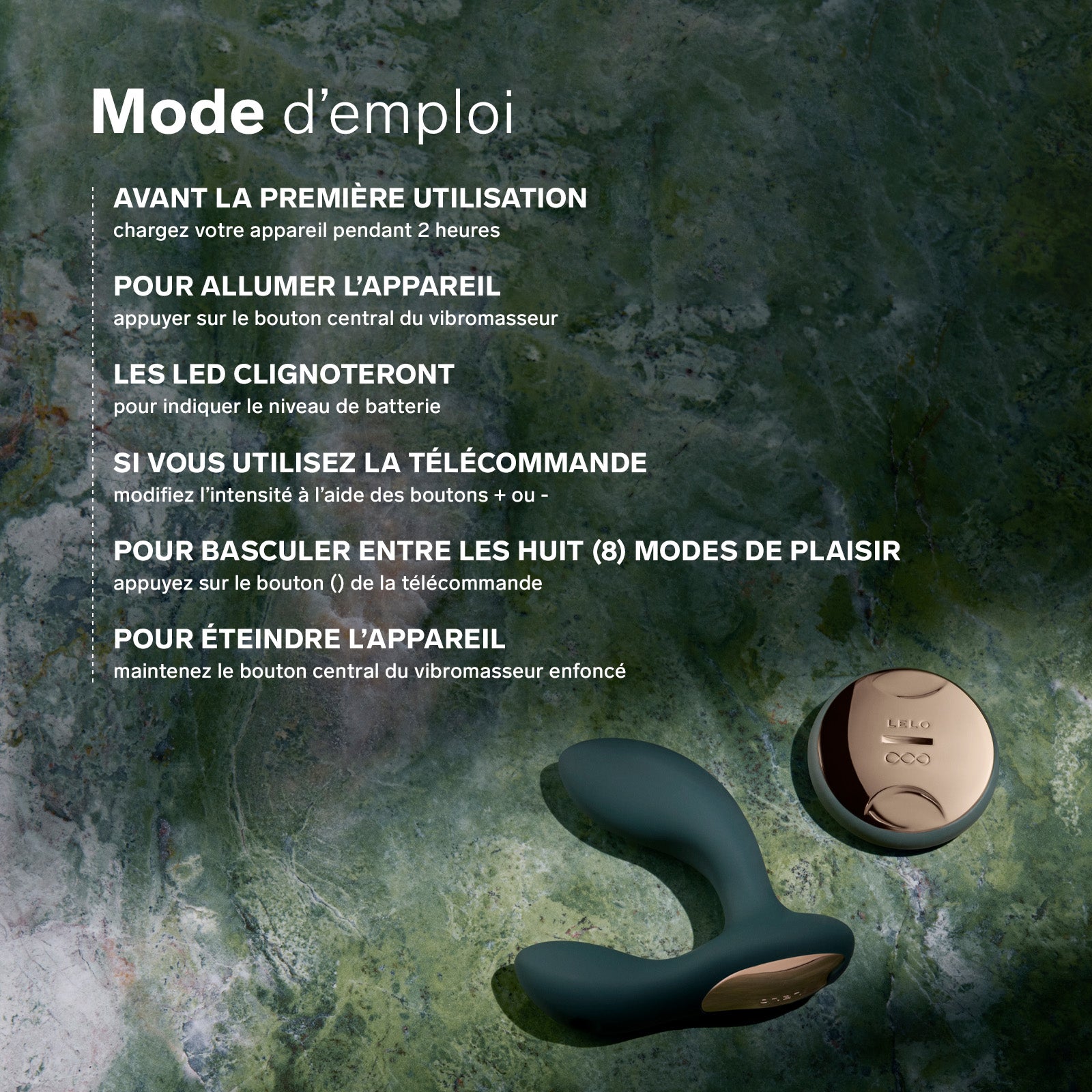 Hugo 2 Remote de Lelo - Vert
