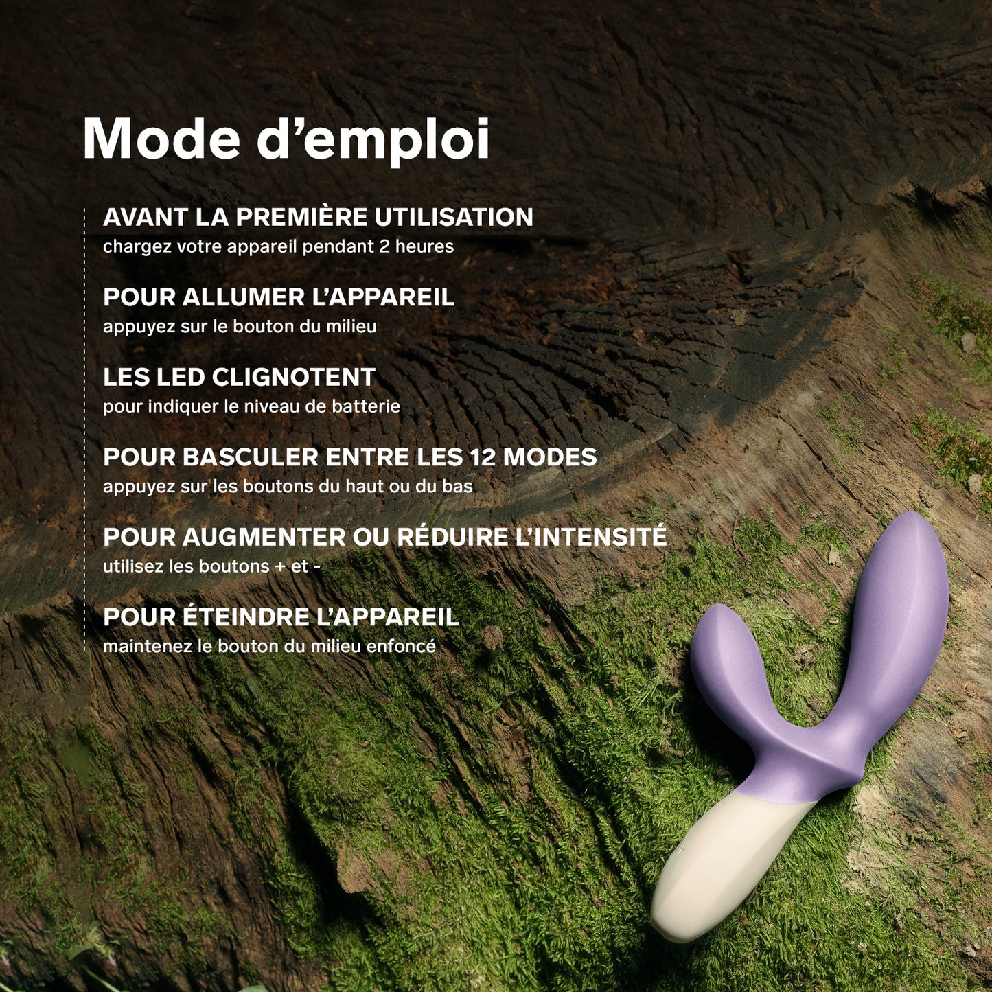 Masseur prostatique Loki Wave 2 de Lelo - Violet