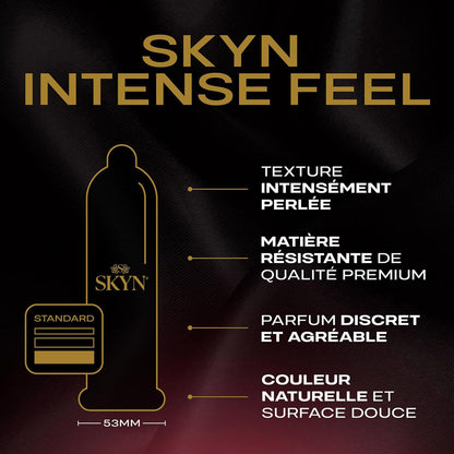 Latex textured condoms Skyn Intense feel