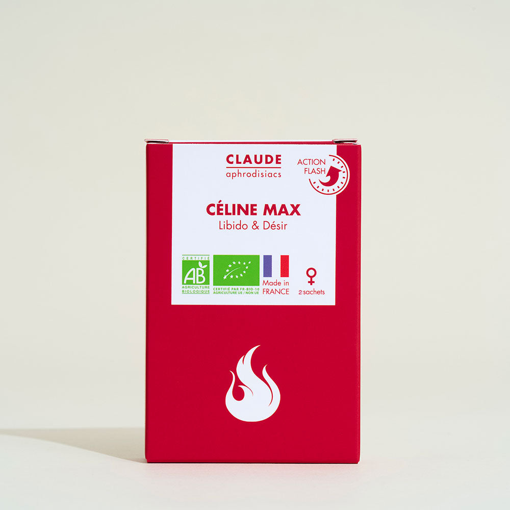 Female stimulant 100% organic Céline Max Flash - 2 bags
