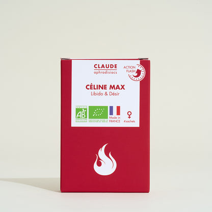 Female stimulant 100% organic Céline Max Flash - 4 bags