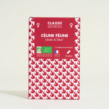 Stimulant féminin 100% bio Céline Féline - 10 gélules