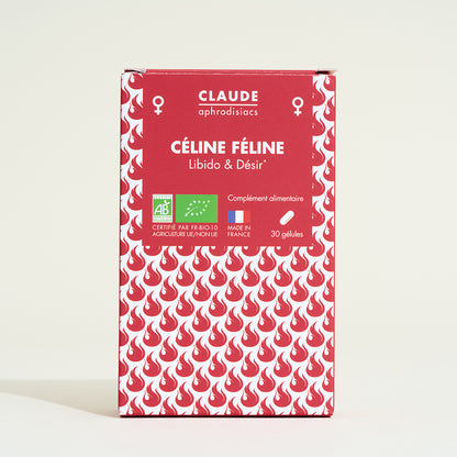 Stimulant féminin 100% bio Céline Féline - 30 gélules