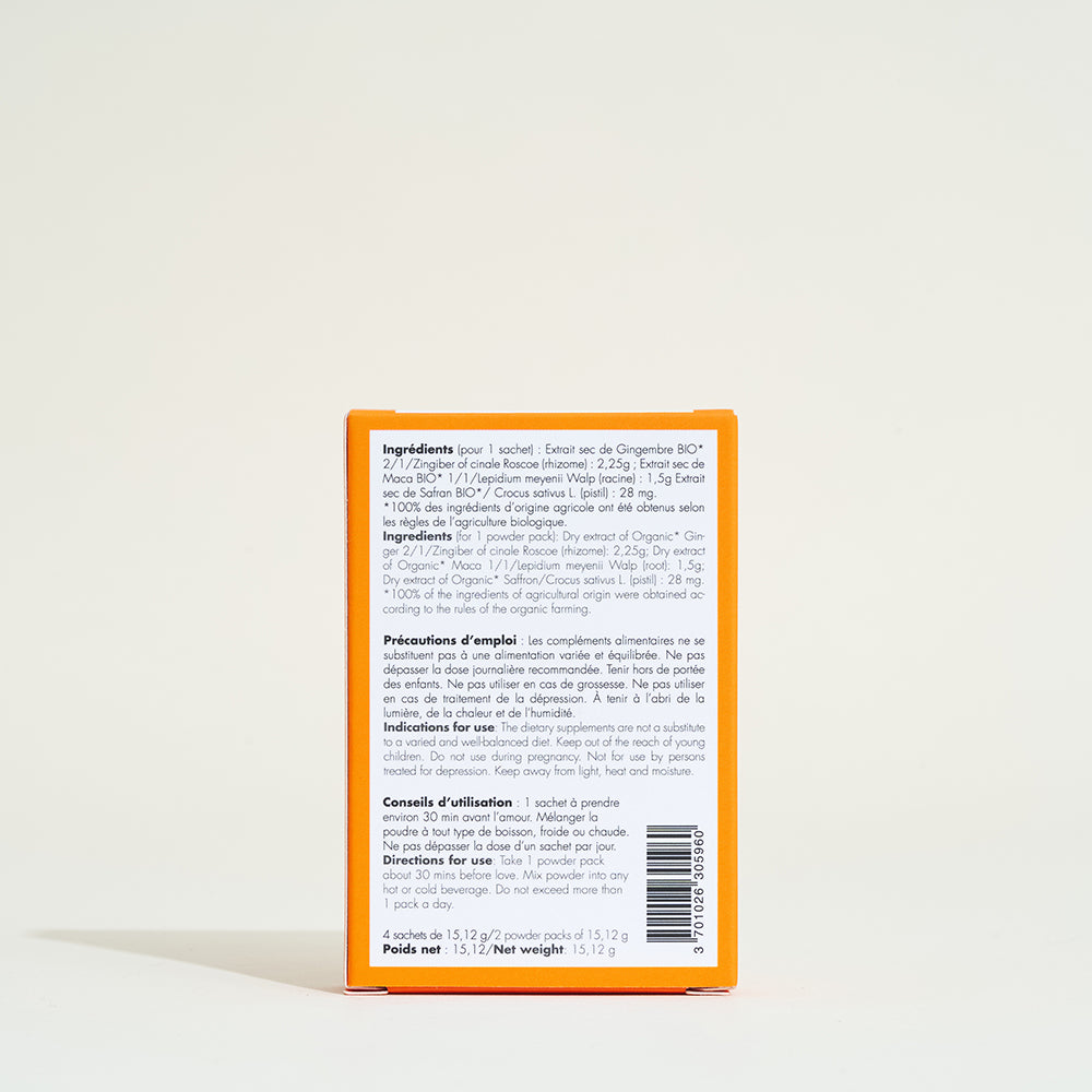 Provocative of organic erection with Flash Action Virgile Max - 4 bags