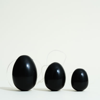 Natural stone geisha balls - Obsidian