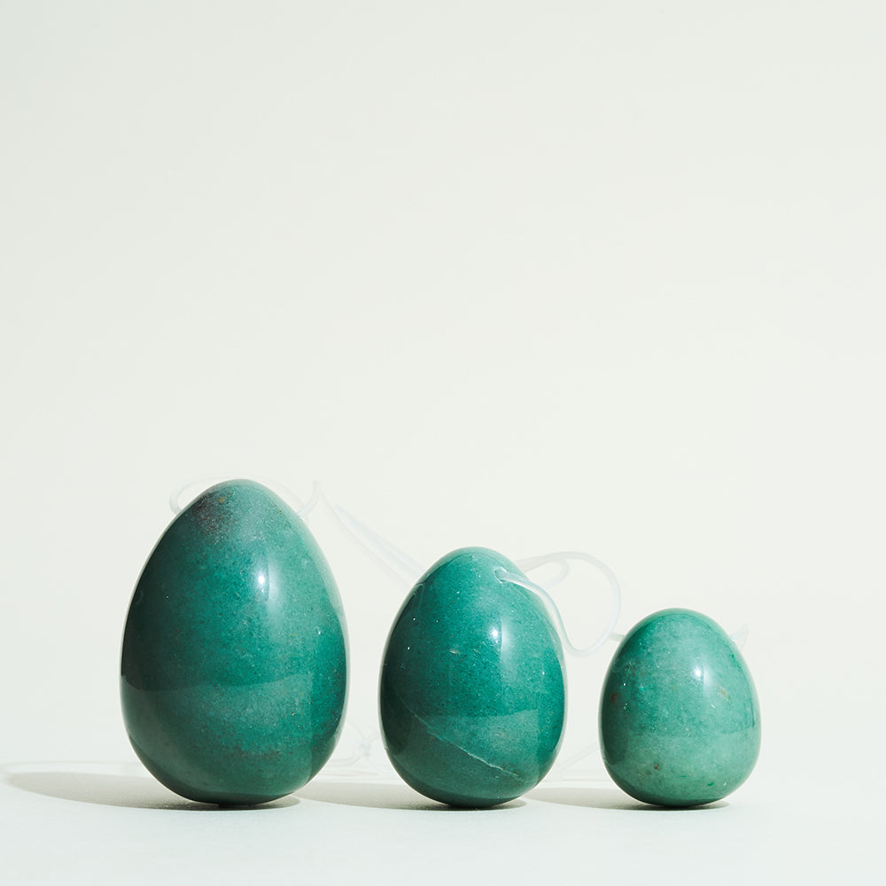 Natural stone geisha balls - Jade