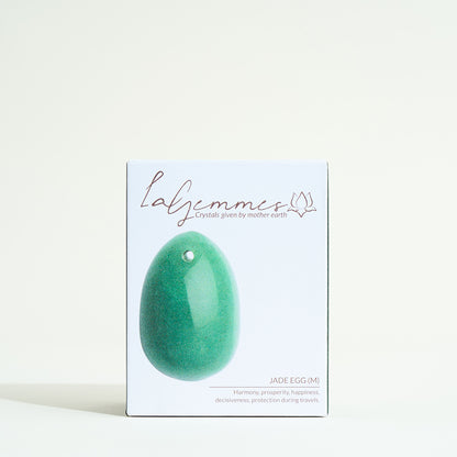 Natural stone geisha balls - Jade