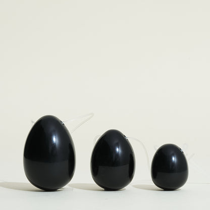 Natural stone geisha balls - Obsidian