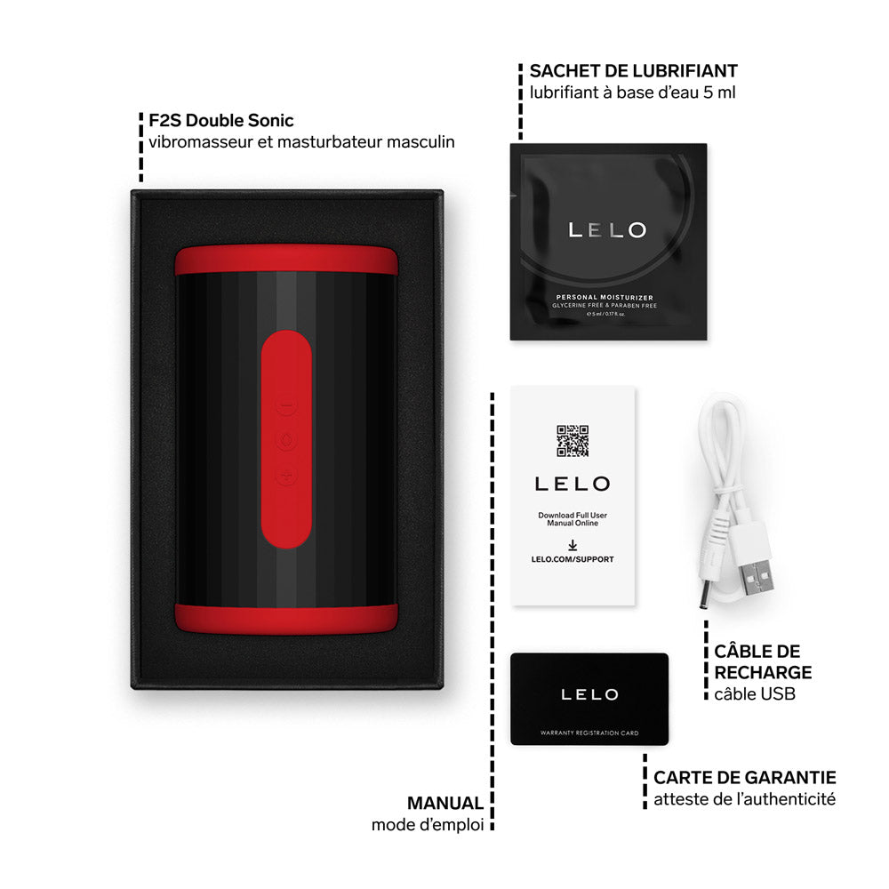Masturbateur connecté F2S Double Sonic Lelo