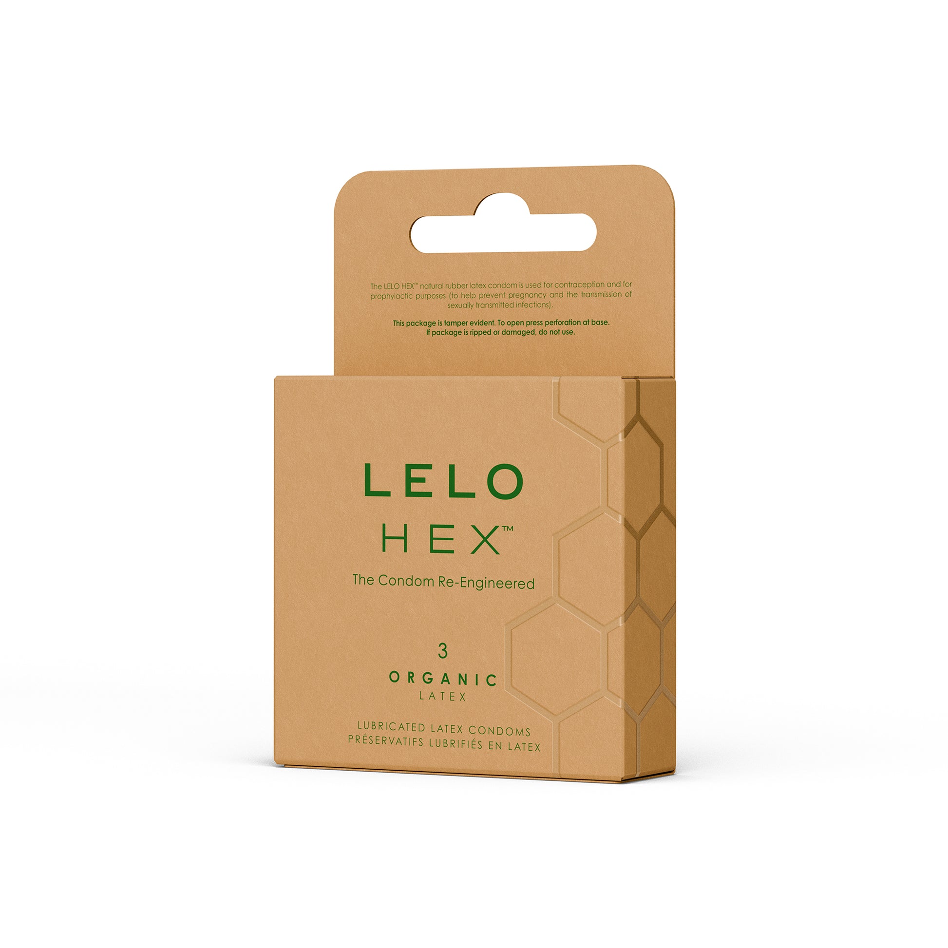 Préservatifs Bio LELO Hex Organic - Par 3