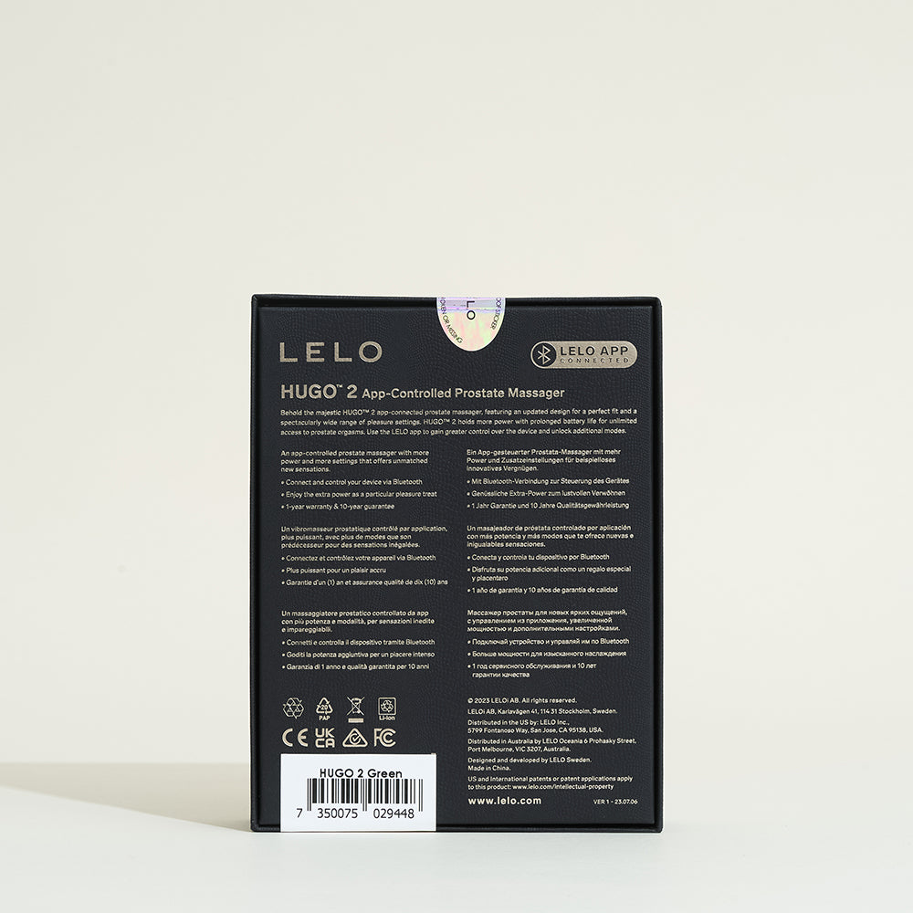 Hugo 2 connecté de Lelo - Vert