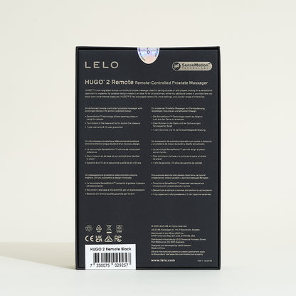 Hugo 2 Remote de Lelo - Noir