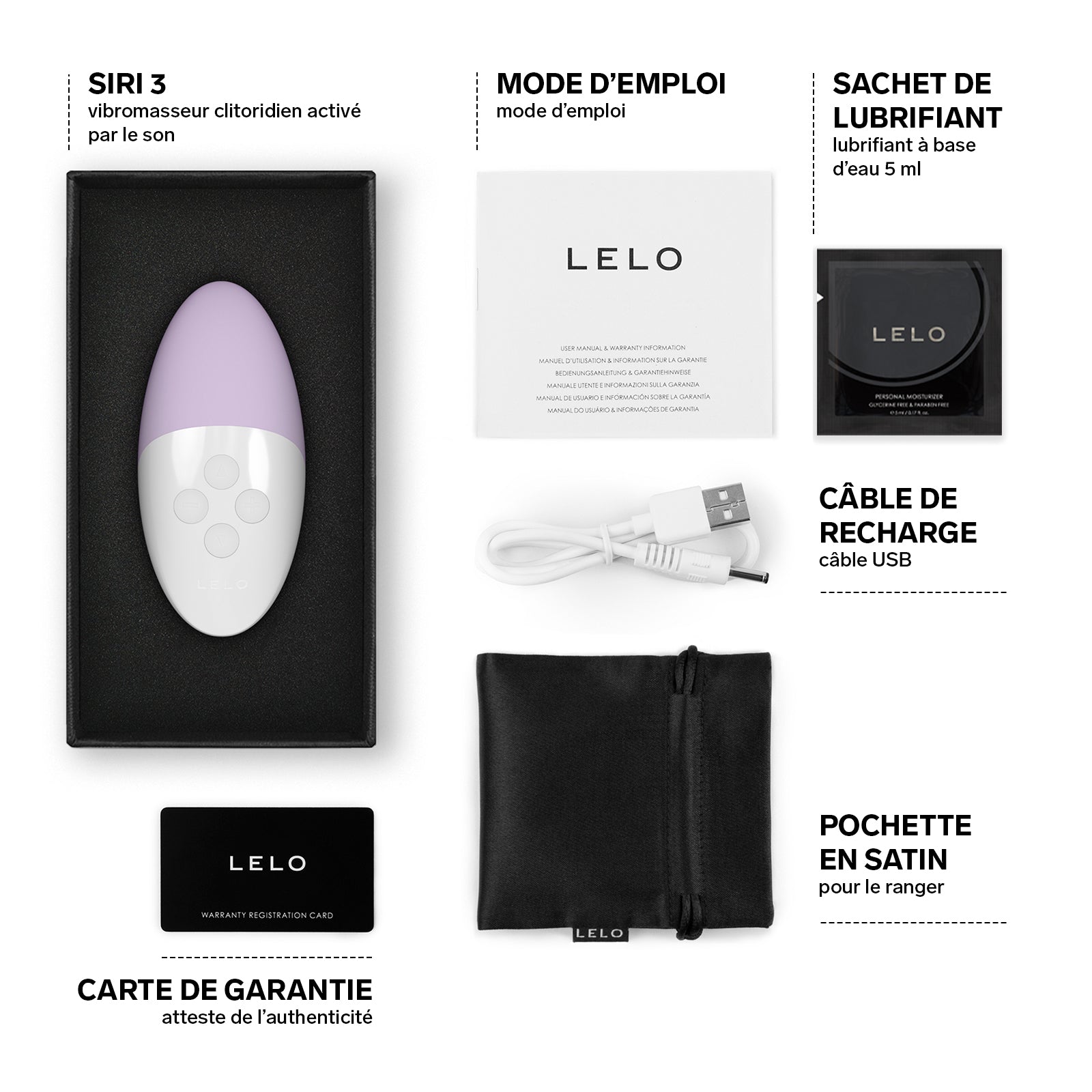 SIRI 3 Stimulateur clitoridien de Lelo - Rose
