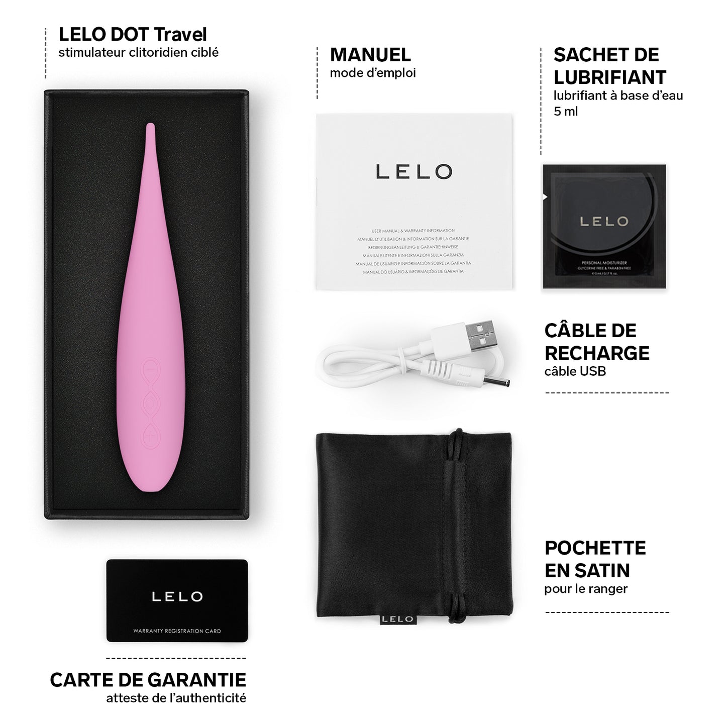 Dot Travel of Lelo - Pink