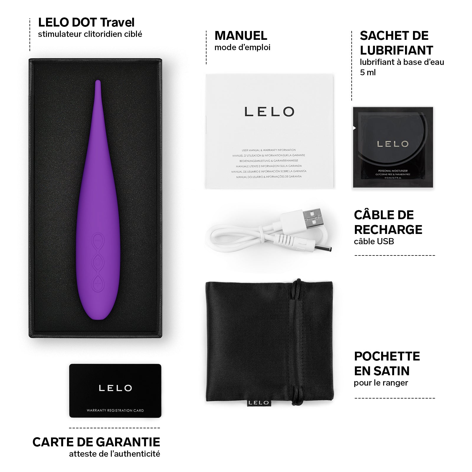 Dot Travel of Lelo - Purple