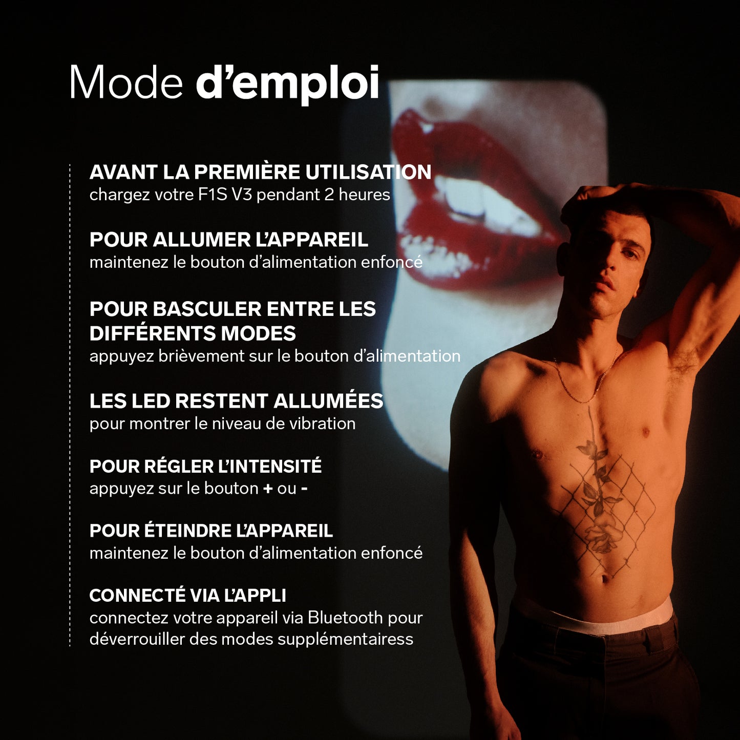 F1S V3 de Lelo Masturbateur contrôlé par IA - Rouge