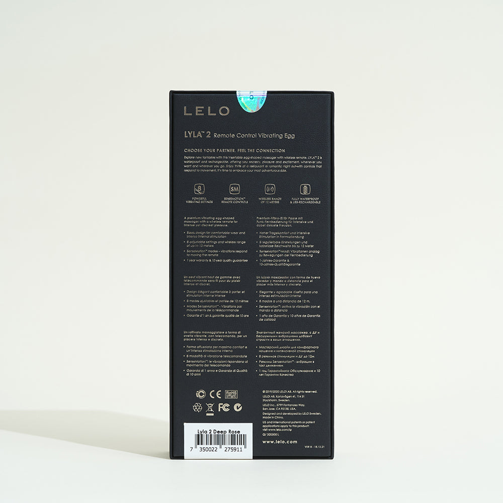 L'oeuf vibreur Lyla 2 de Lelo - Violet