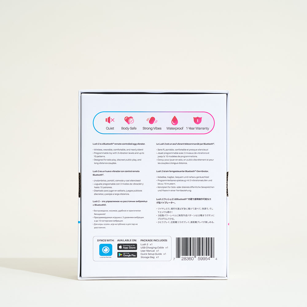 Lush 2 Connected Vibrating Egg