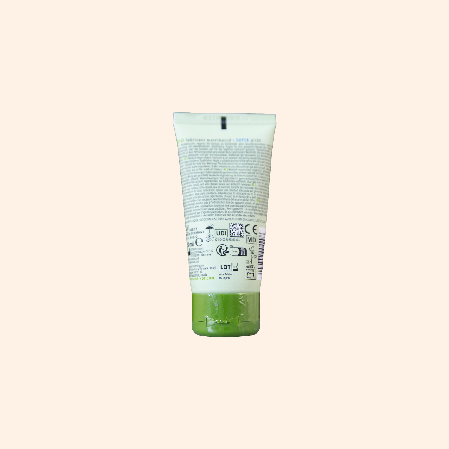 Biologisch Glijmiddel Super Hydraterend Speciaal droogheid - 50 ml