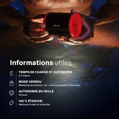 Lelo F2S connected masturbator - Red