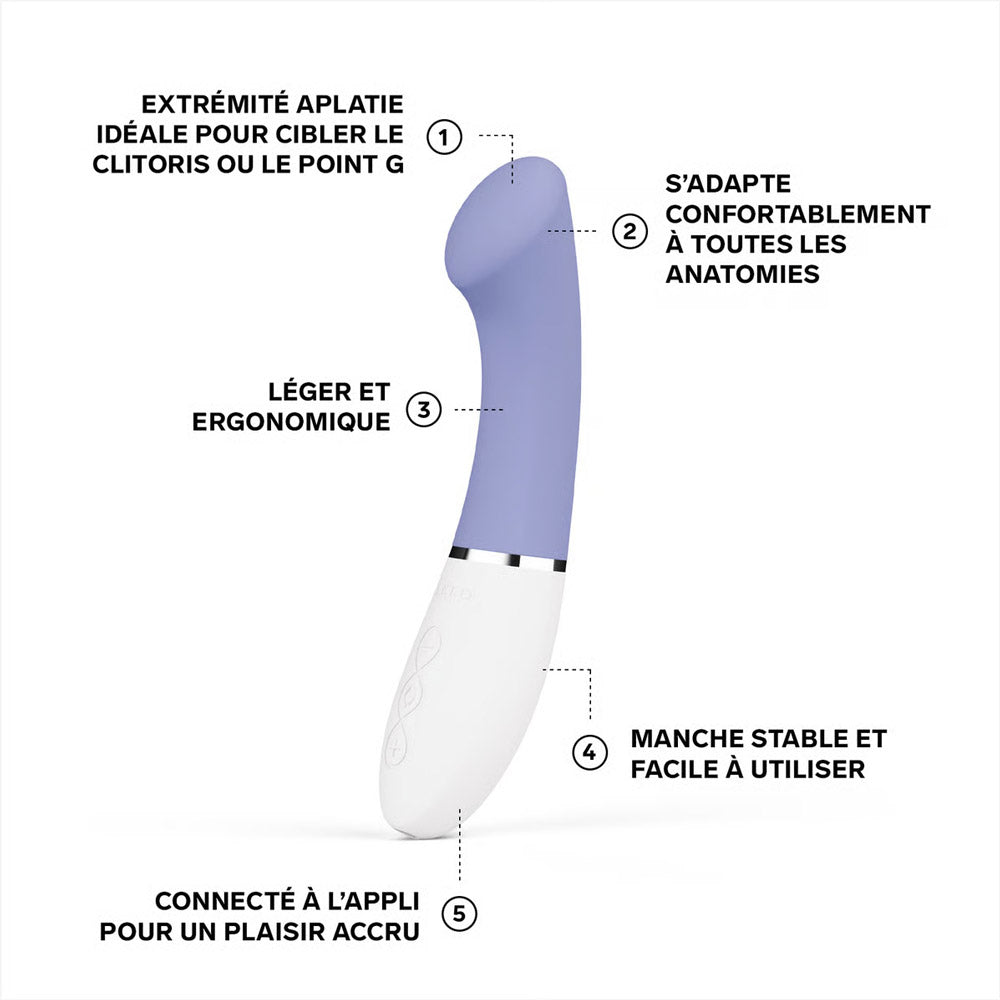 Vibro point G connected Gigi 3 of Lelo - Bleu