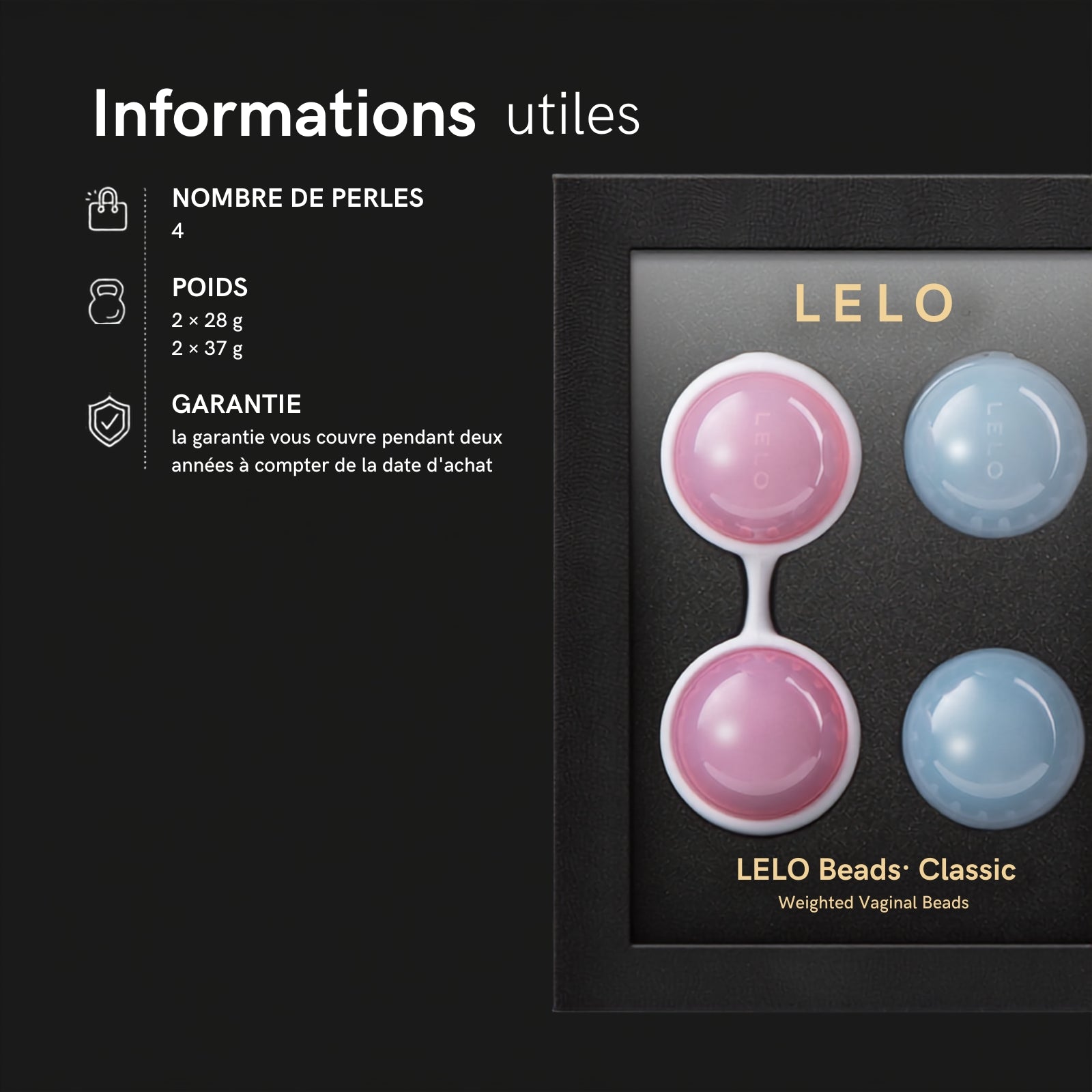 Boules de geisha Lelo Beads Classic