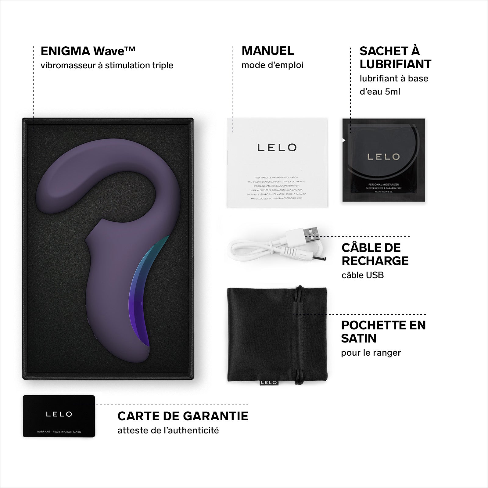 Stimulateur sonique Enigma Wave - Cyber Purple