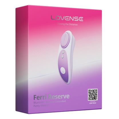 Verbonden slipvibrator Ferri Lovense - Lila