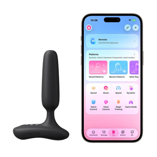 Berührungsempfindlicher Analplug Glint von Lovense