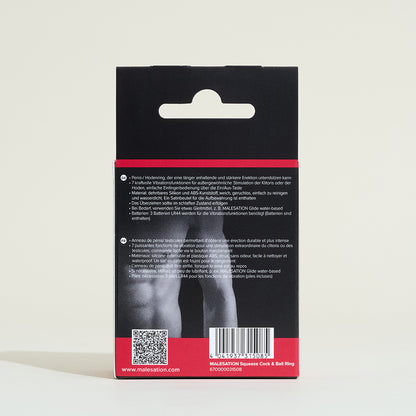 Double cockring vibrant de Malesation