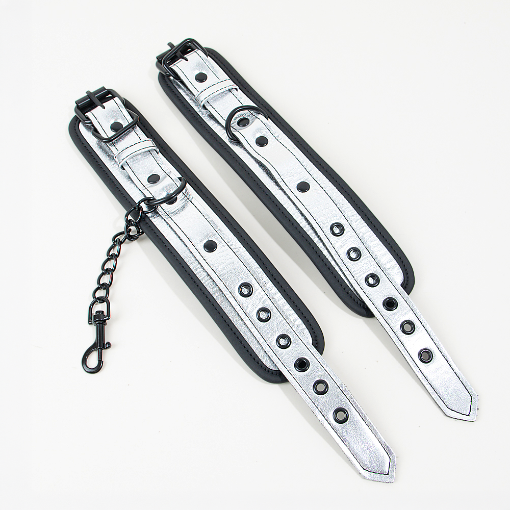 Menottes mains et chevilles No escape - Argent