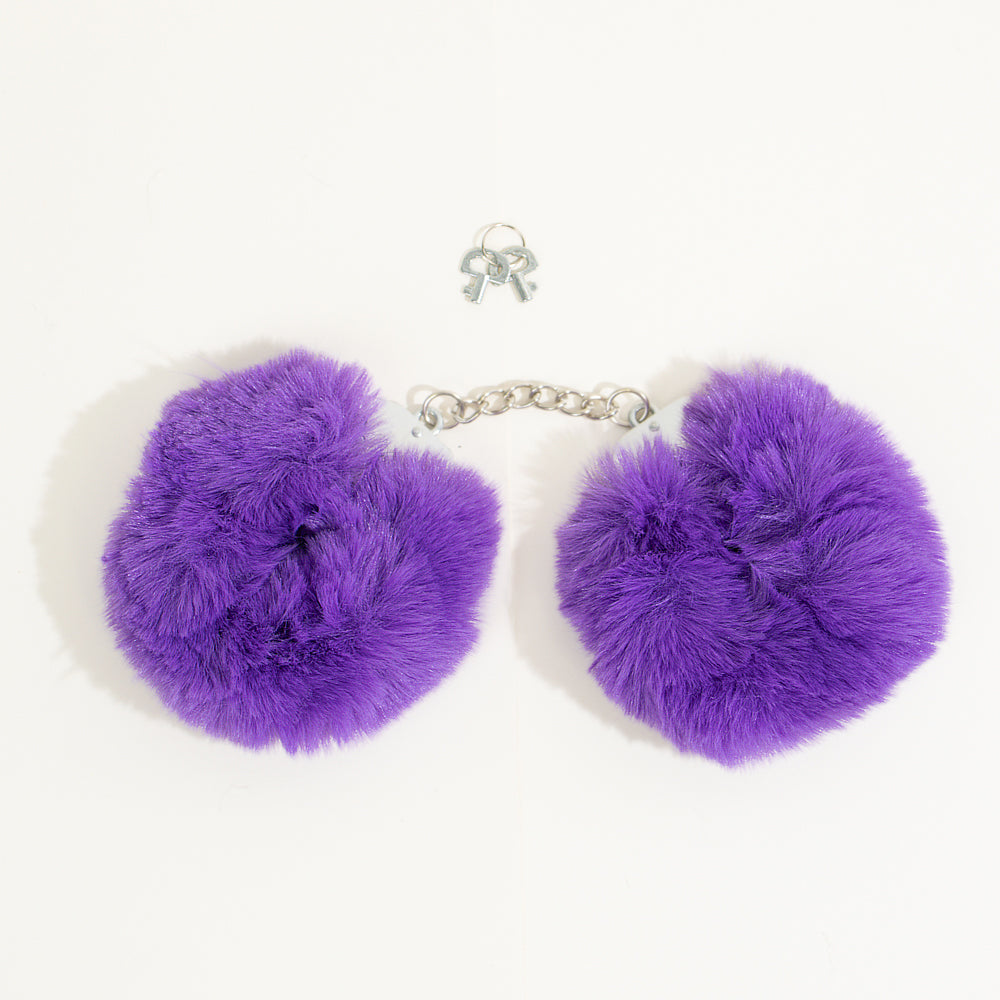 Soft Fur Handcuffs Passage du Désir - Violet