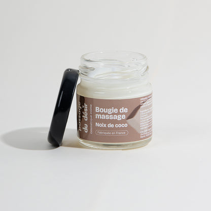 Mini bougie de massage - Coco