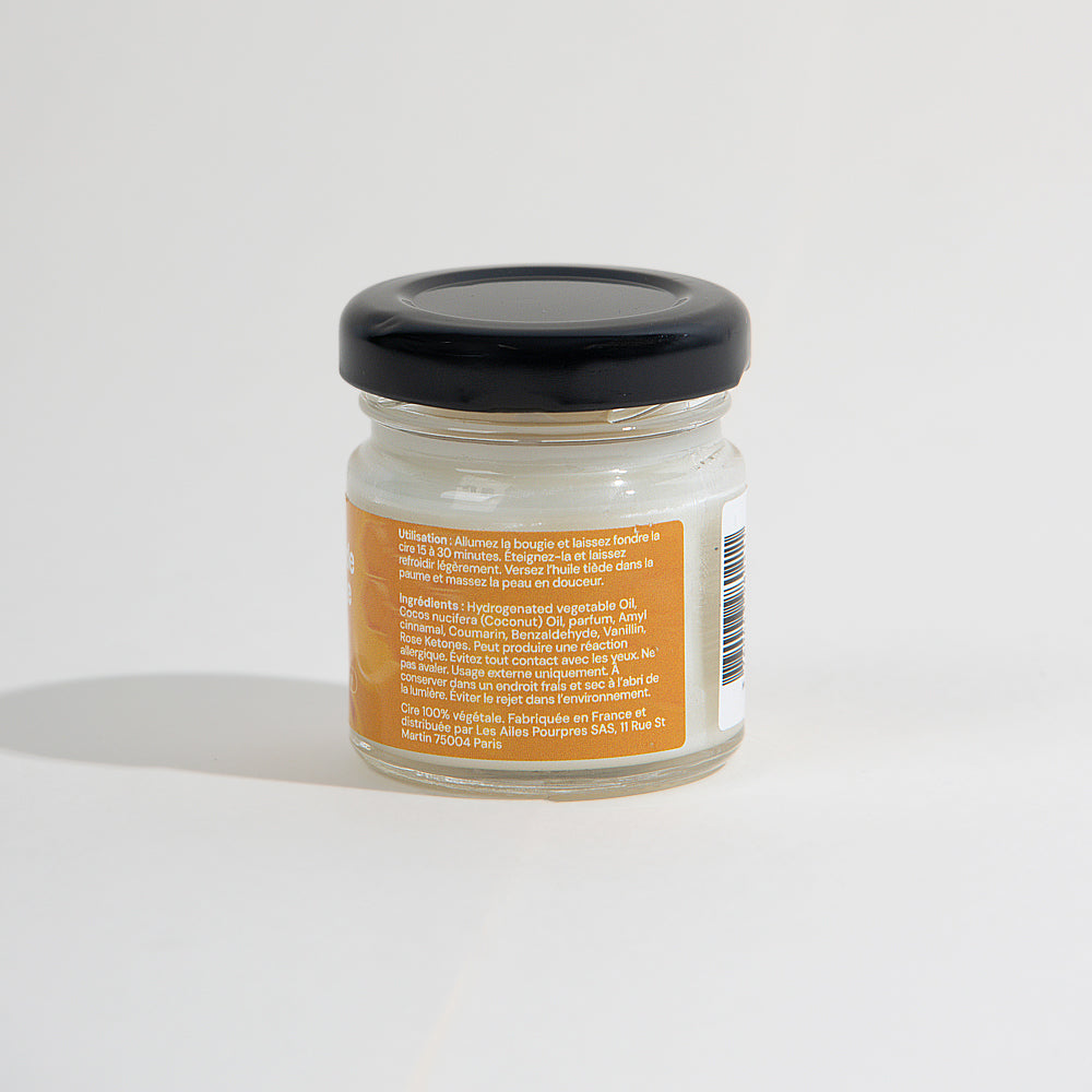 Mini bougie de massage - Miel