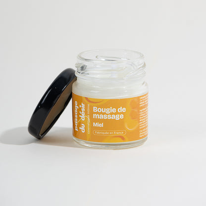 Mini bougie de massage - Miel