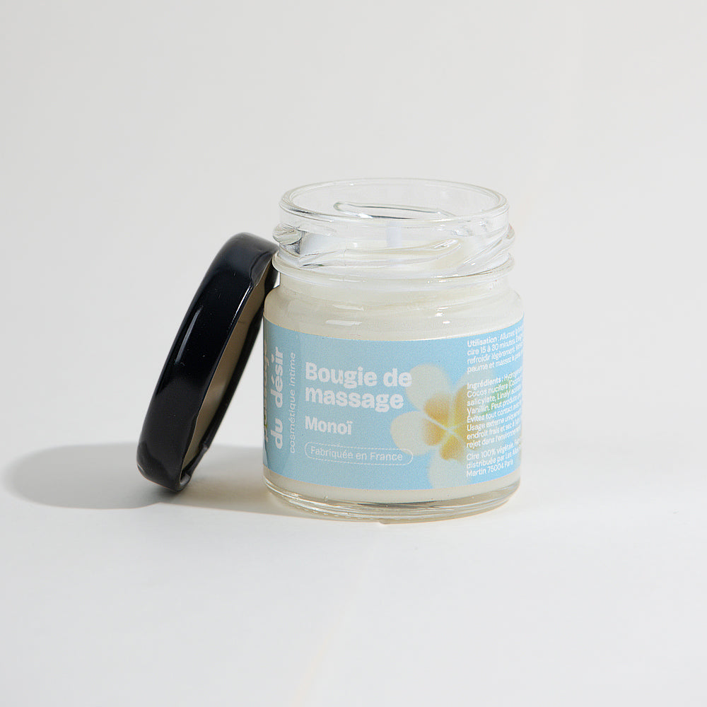 Mini bougie de massage - Monoï