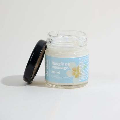 Mini bougie de massage - Monoï